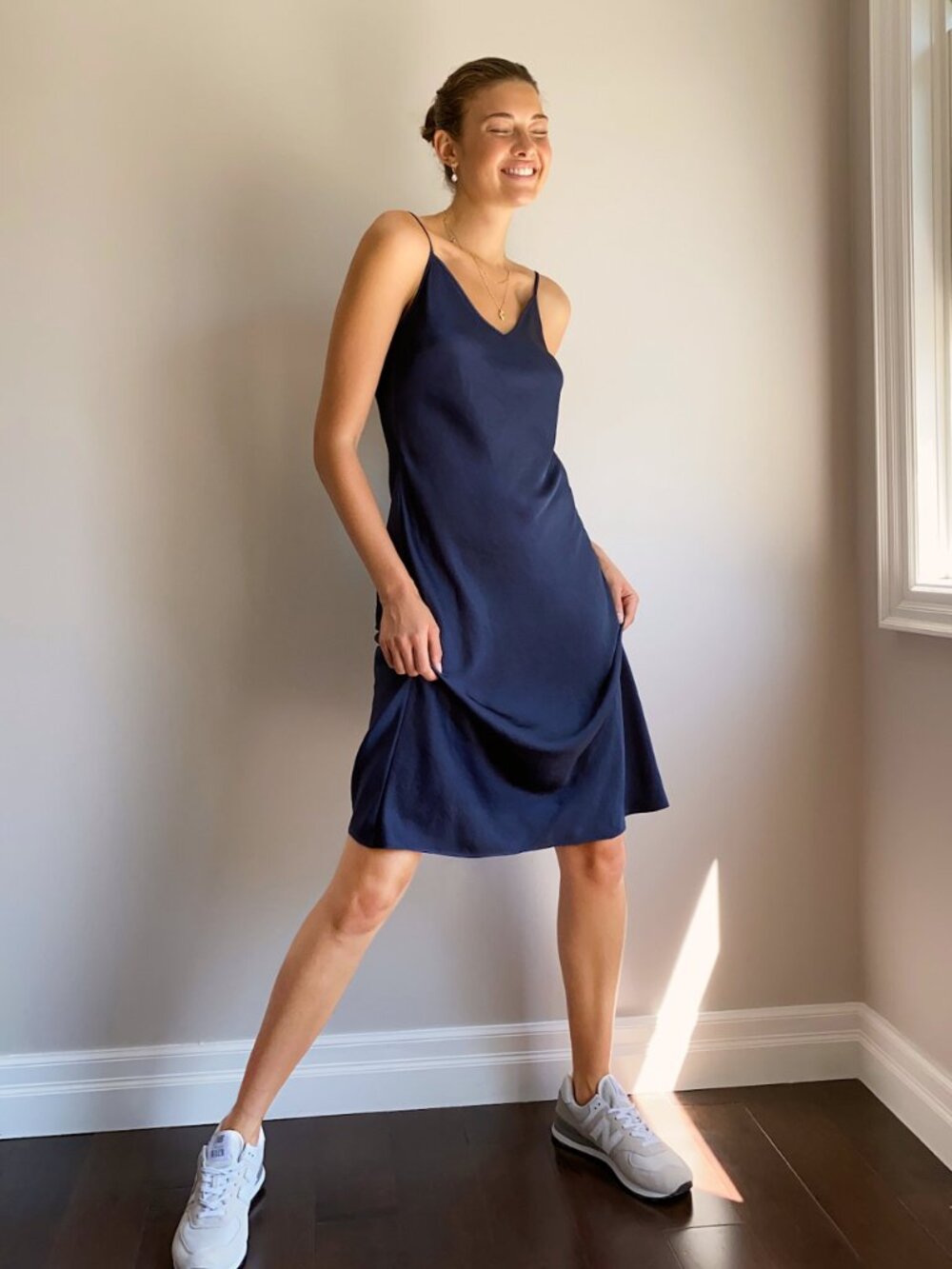 Aritzia Wilfred Only Slip Midi Dress XS
